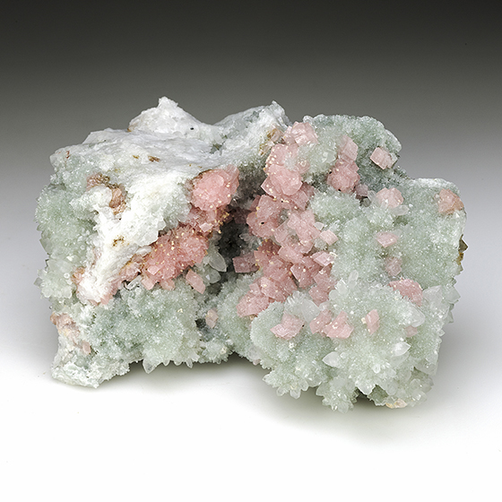 Weinrich Minerals Auction: Rhodochrosite with Quartz, Grizzly Bear mine ...