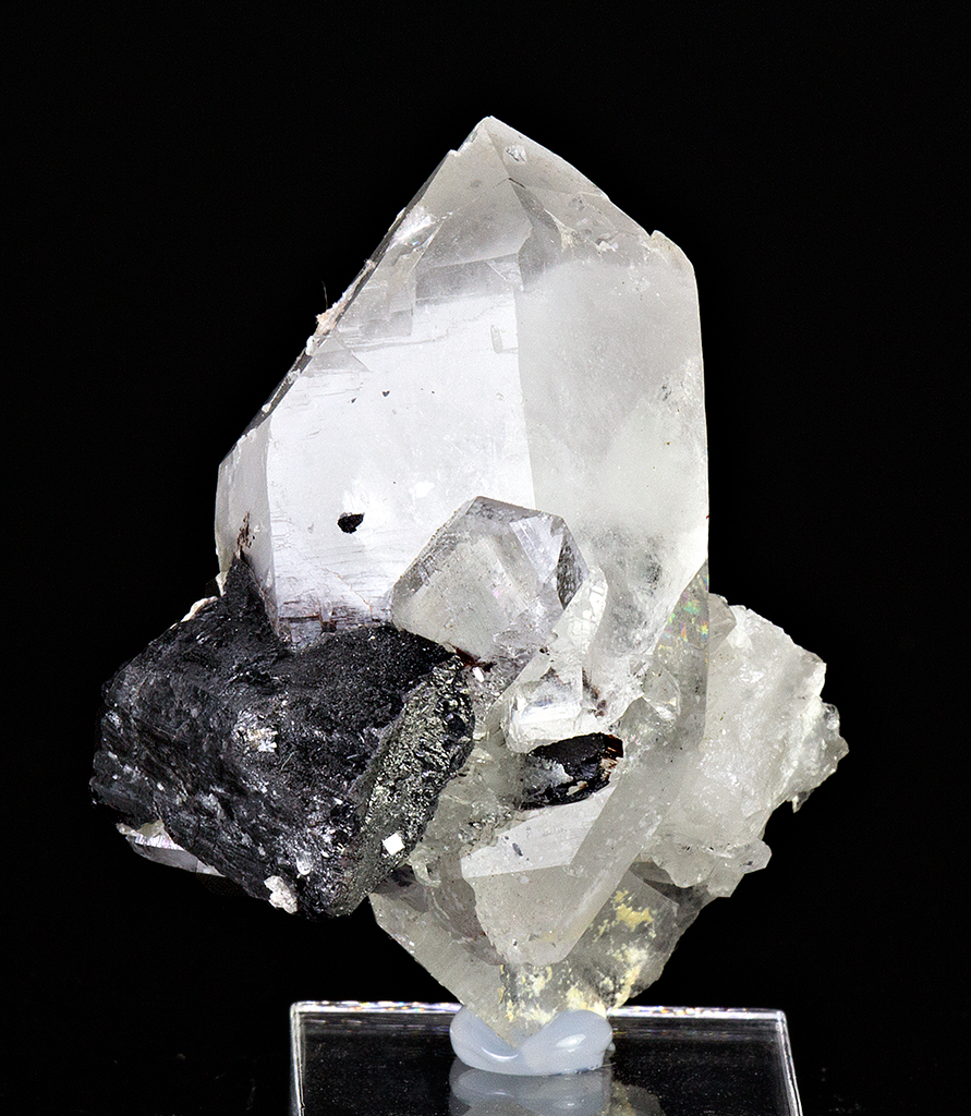 Quartz with Ferberite Minerals For Sale 2025010