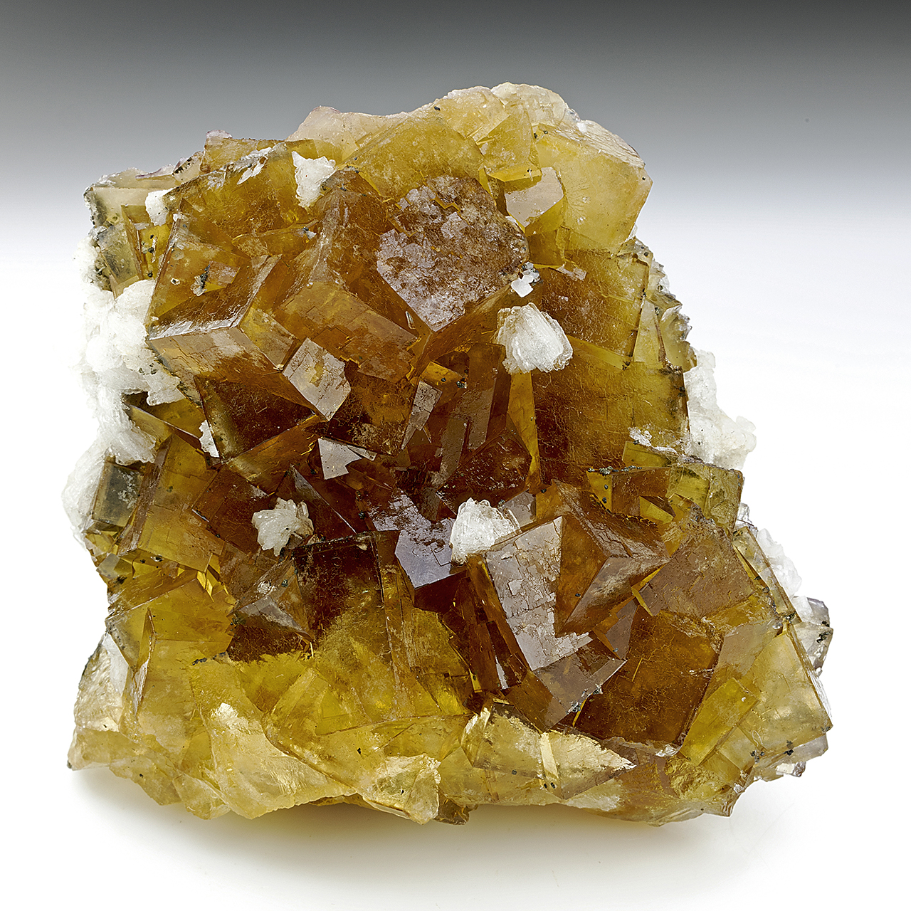 Fluorite with Barite - Minerals For Sale - #7992530