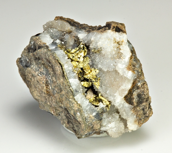 Gold with Quartz - Minerals For Sale - #1503503